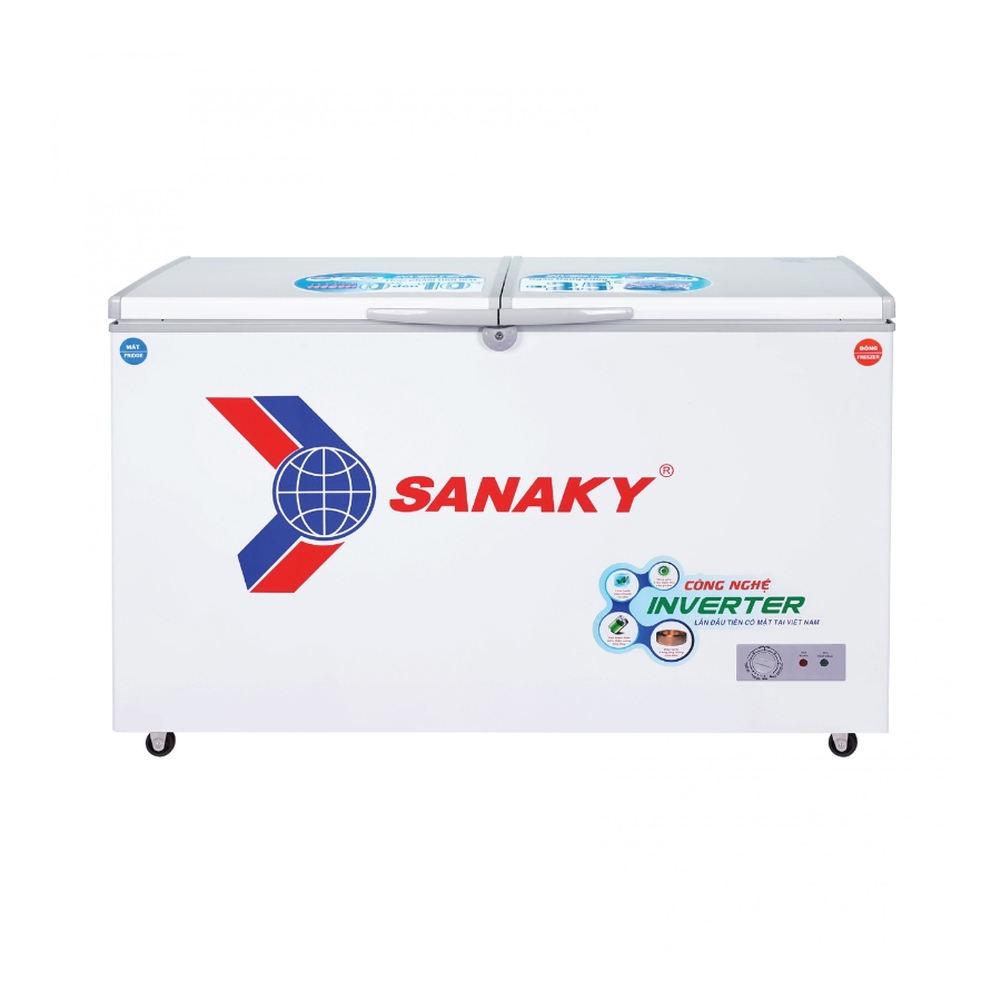 tu-dong-Sanaky VH-4099W3 Tủ đông Sanaky VH-4099W3 280 lít inverter 2 ngăn đông mát chính hãng