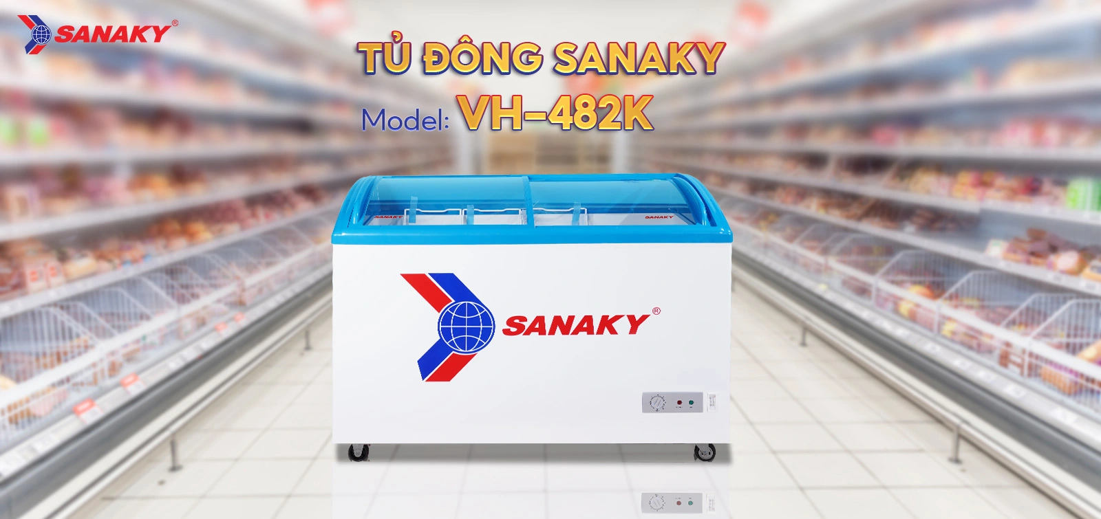 Tủ đông sanaky Vh-482K chính hãng